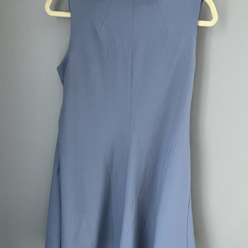 MM LaFleur Malala Dress Steel Blue Size 8